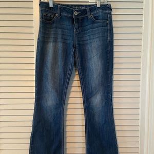 Maurices boot cut petite blue jeans